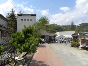 恵愛病院は、震災当日、1階まで浸水しました！